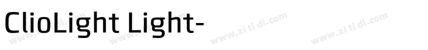 ClioLight Light字体转换